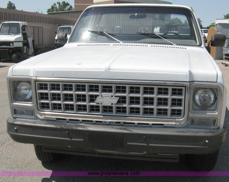 image for item A4265 1980 Chevrolet Custom Deluxe 30 pickup truck