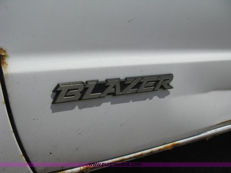 image for item A4269 1992 Chevrolet S10 Blazer SUV