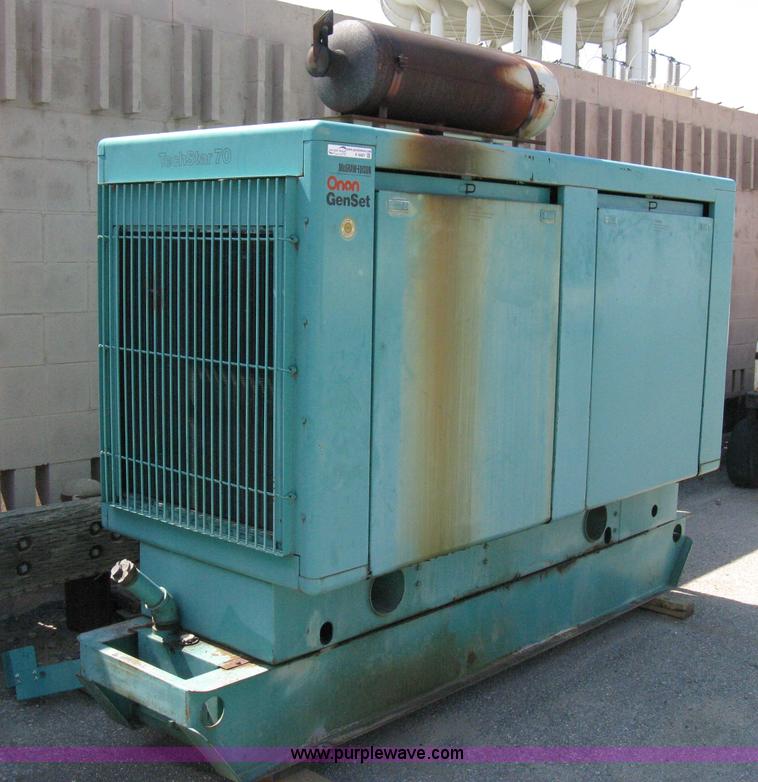 image for item A9487 Onan GenSet Tech Star 70 industrial generator