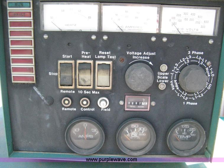 image for item A9487 Onan GenSet Tech Star 70 industrial generator