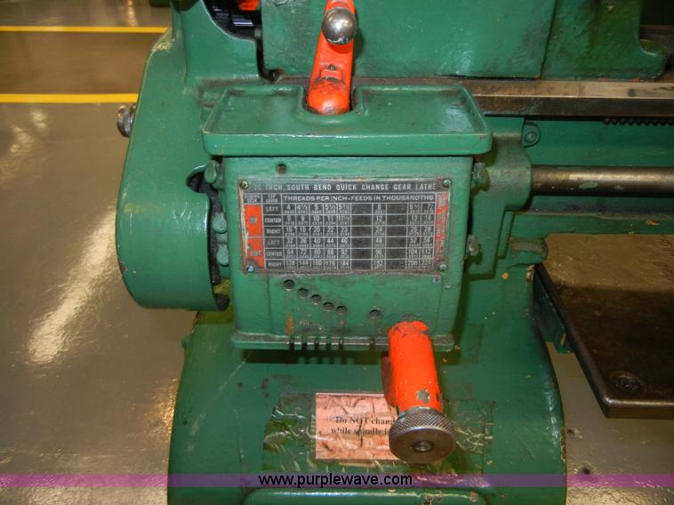 image for item A9872 South Bend lathe