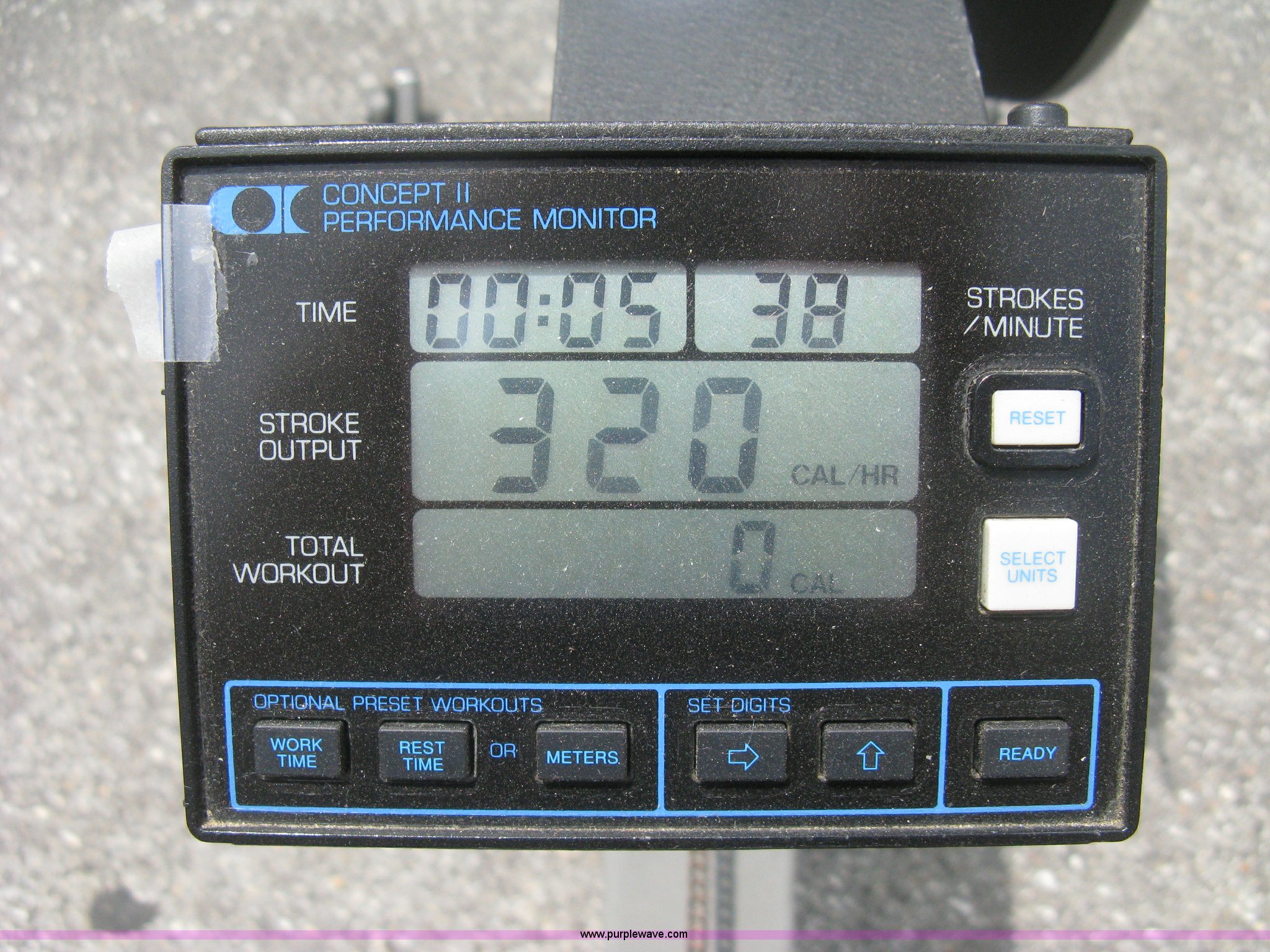 Concept II Mod C Rowing Ergometer with performance monitor in Haysville