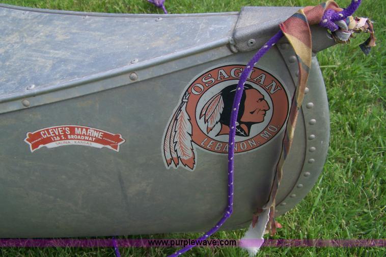 image for item 7347 Osagian 17' aluminum canoe