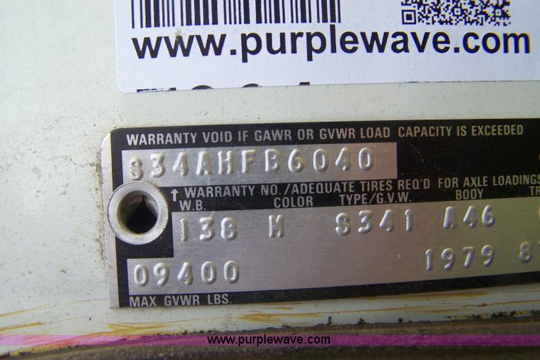 image for item 7361 1979 Ford E350 ambulance