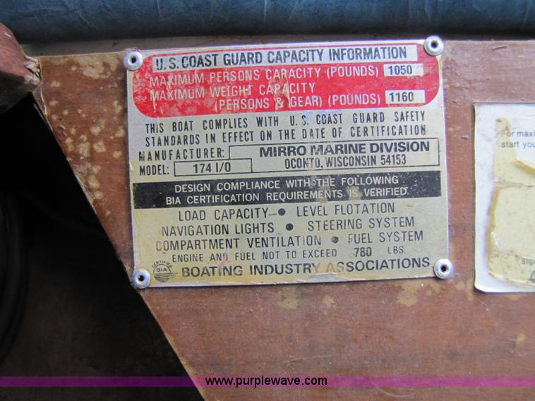 image for item 8274 1977 Rally boat