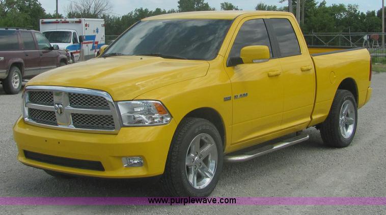 image for item A3749 2009 Dodge Ram 1500 quad cab pickup truck