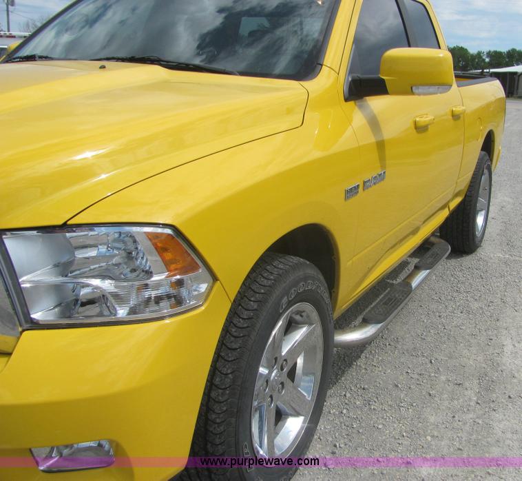 image for item A3749 2009 Dodge Ram 1500 quad cab pickup truck