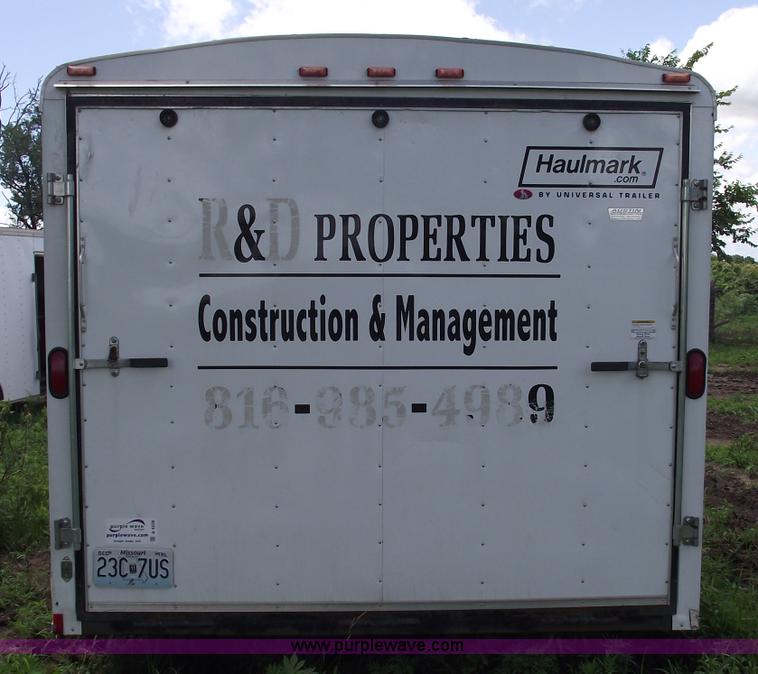 image for item A4238 2004 24' enclosed trailer