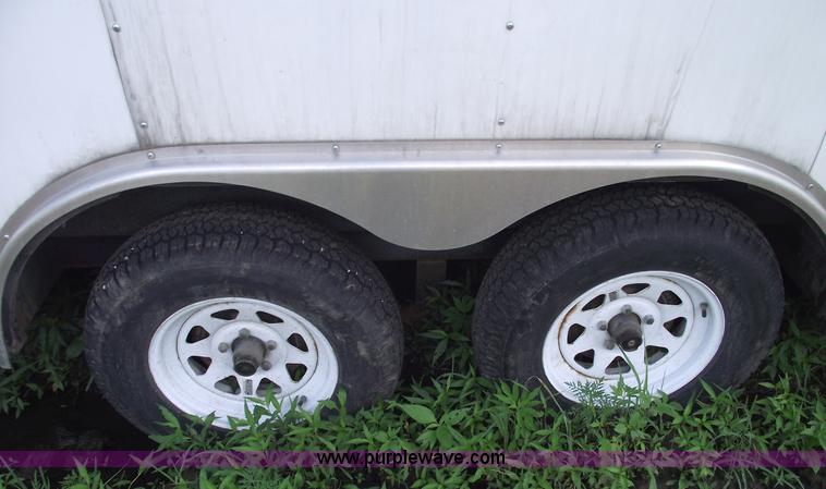 image for item A4238 2004 24' enclosed trailer