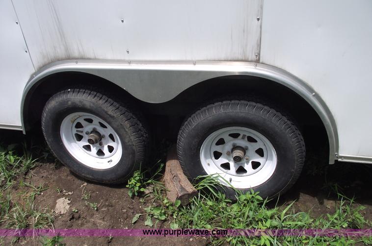 image for item A4238 2004 24' enclosed trailer