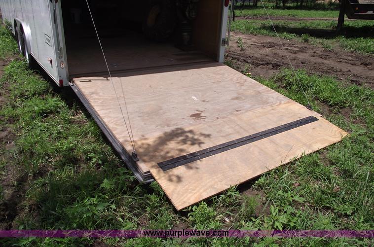 image for item A4238 2004 24' enclosed trailer