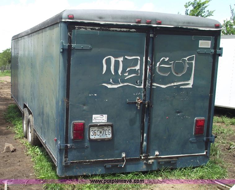 image for item A4240 1994 Wells Cargo 24' enclosed trailer