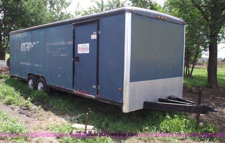 image for item A4240 1994 Wells Cargo 24' enclosed trailer