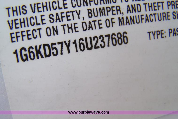 image for item A4600 2006 Cadillac DTS