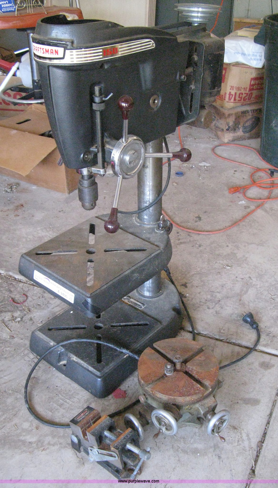 Craftsman 150 drill press in Derby, KS Item A9495 sold Purple Wave