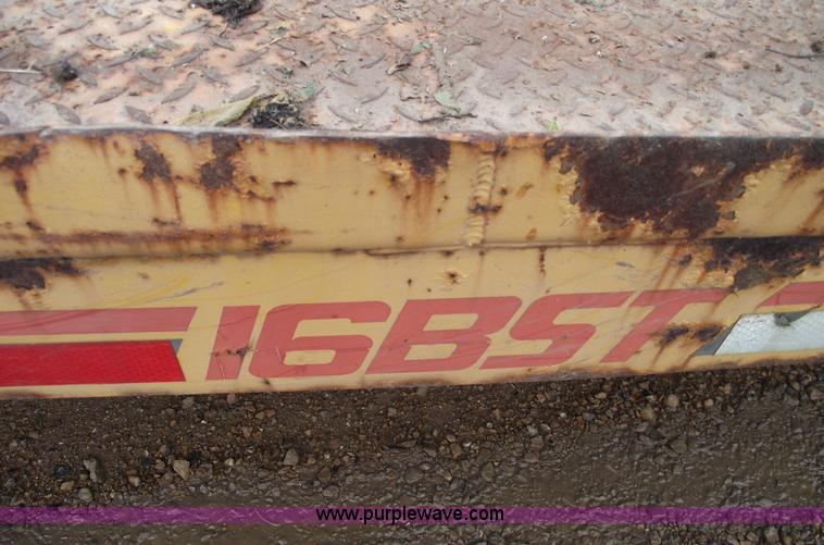 image for item 5419 1987 Interstate 16BST flatbed trailer