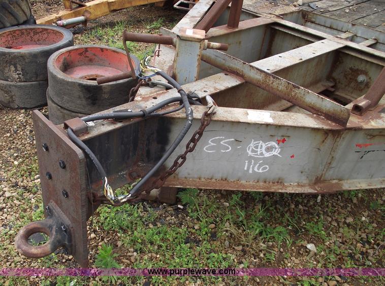 image for item 5420 1985 Interstate G16BST flatbed trailer