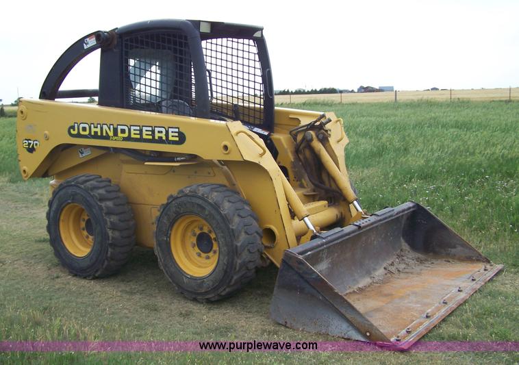 image for item 7376 John Deere 270 skid steer