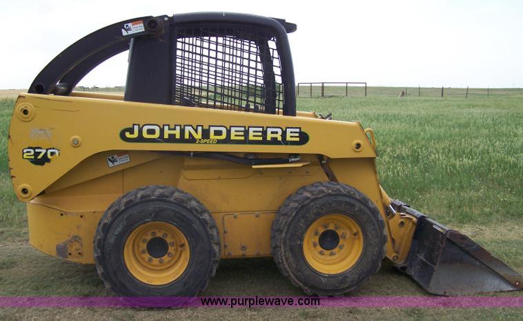 image for item 7376 John Deere 270 skid steer