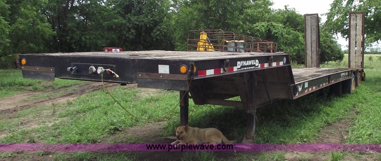 image for item A4237 1999 Dynaweld 40 ton low boy trailer