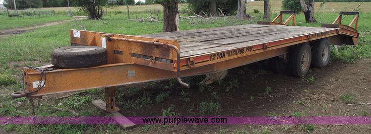 image for item A4241 1992 Econoline P243D 12 ton Backhoe Pro trailer