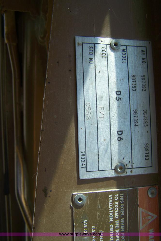 image for item A4596 1981 Caterpillar D5B dozer