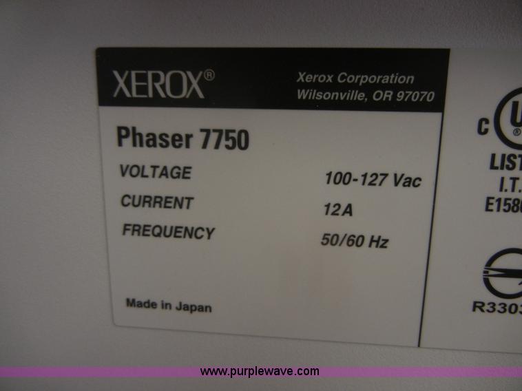 image for item A9169 Xerox Phaser 7750