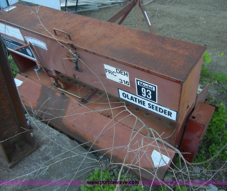 image for item A9201 Olathe 93 54" three point seeder