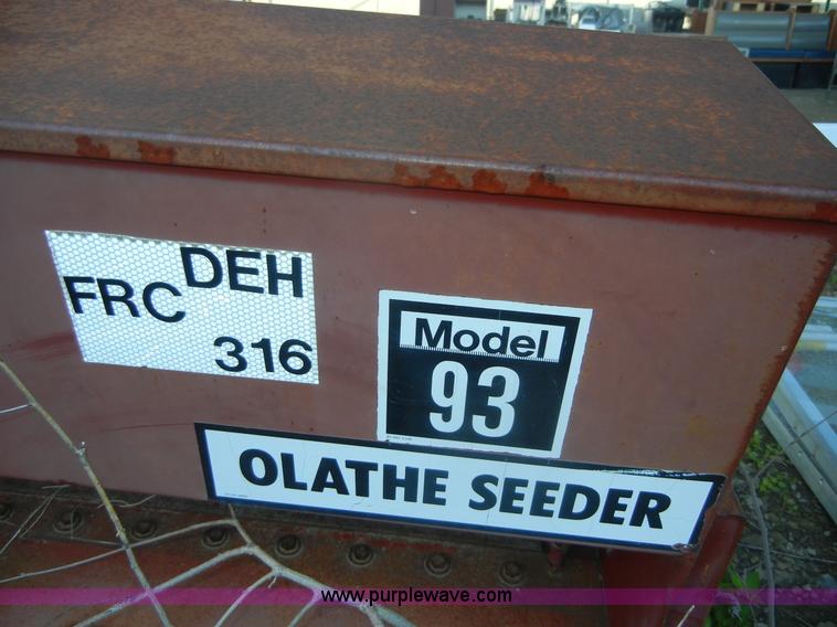 image for item A9201 Olathe 93 54" three point seeder