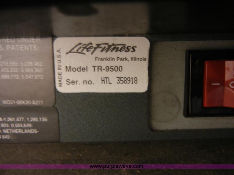 image for item A9210 Life Fitness 9500HR treadmill