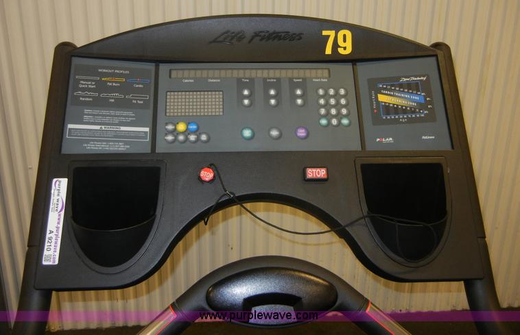 image for item A9210 Life Fitness 9500HR treadmill