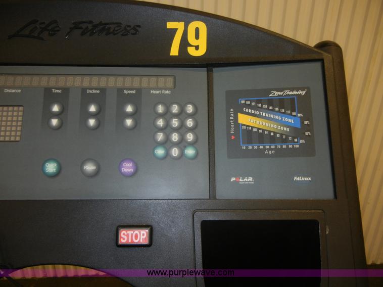 image for item A9210 Life Fitness 9500HR treadmill