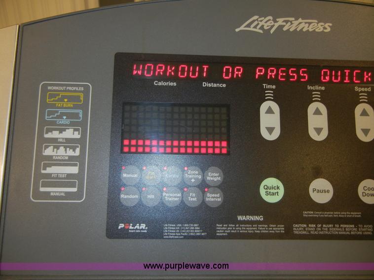 image for item A9216 Life Fitness treadmill