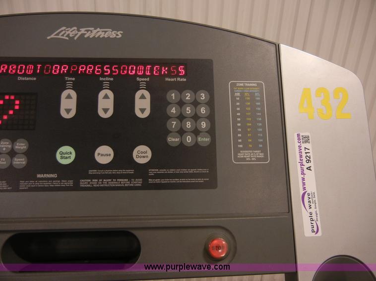 image for item A9217 Life Fitness treadmill