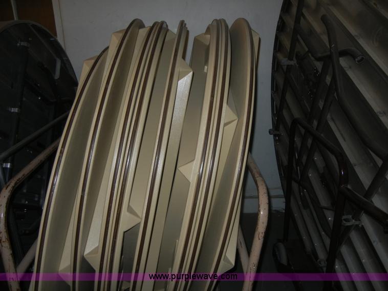 image for item A9262 (10) plastic round top tables