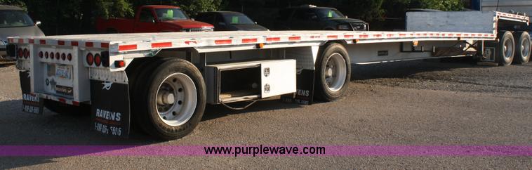 image for item A2057 1999 Ravens 48' aluminum drop deck trailer