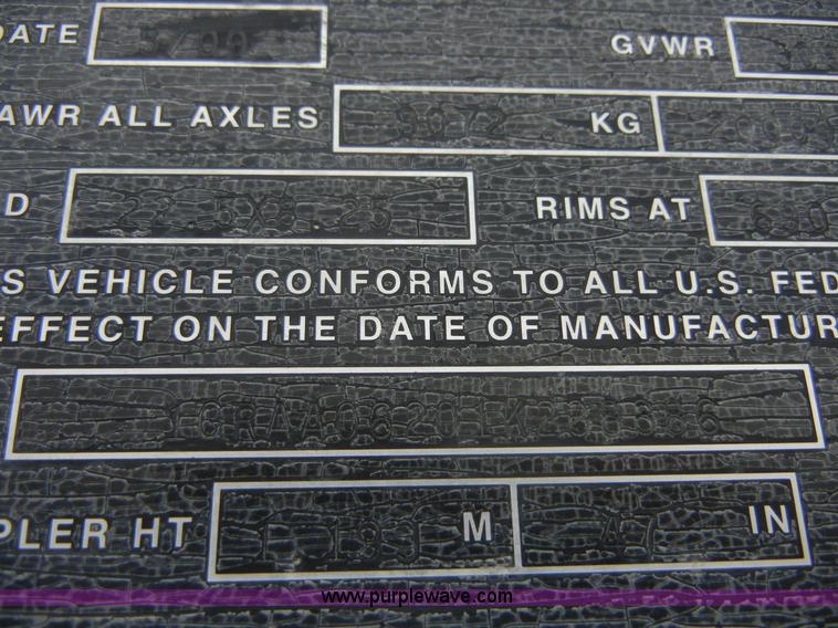 image for item A3073 2000 Great Dane 53' van trailer