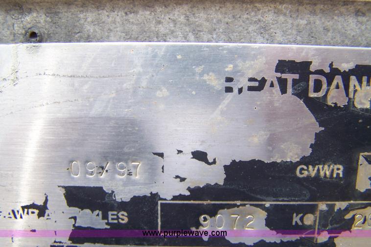 image for item A4583 1998 Great Dane box trailer