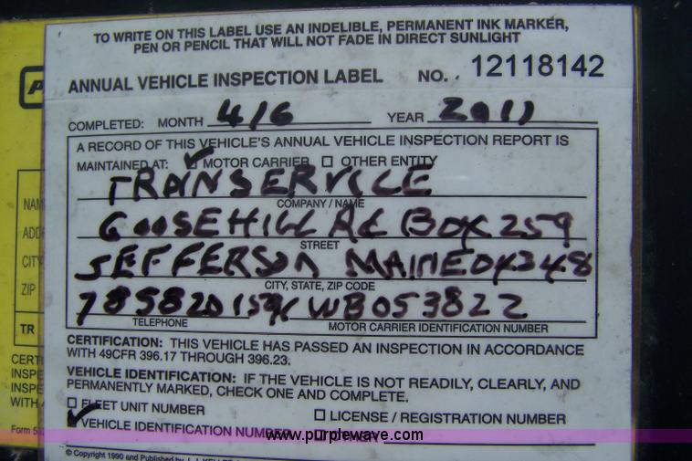 image for item A4583 1998 Great Dane box trailer