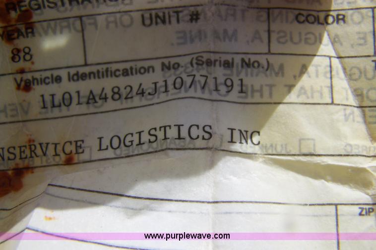 image for item A4585 1988 Luflin box trailer