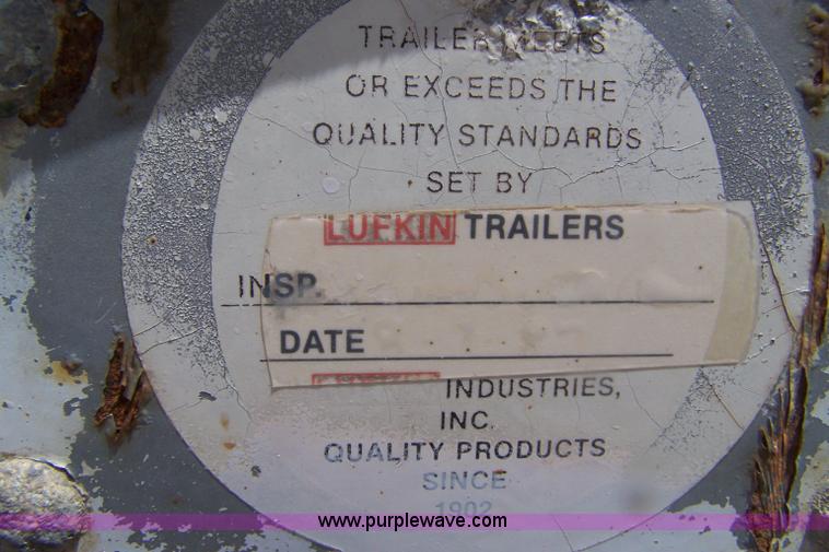 image for item A4585 1988 Luflin box trailer