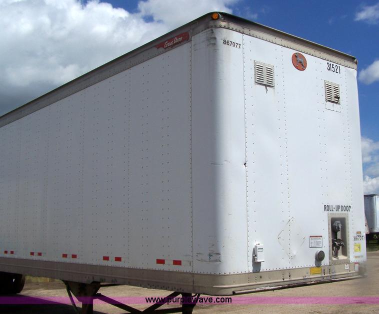 image for item A4587 1999 Great Dane box trailer