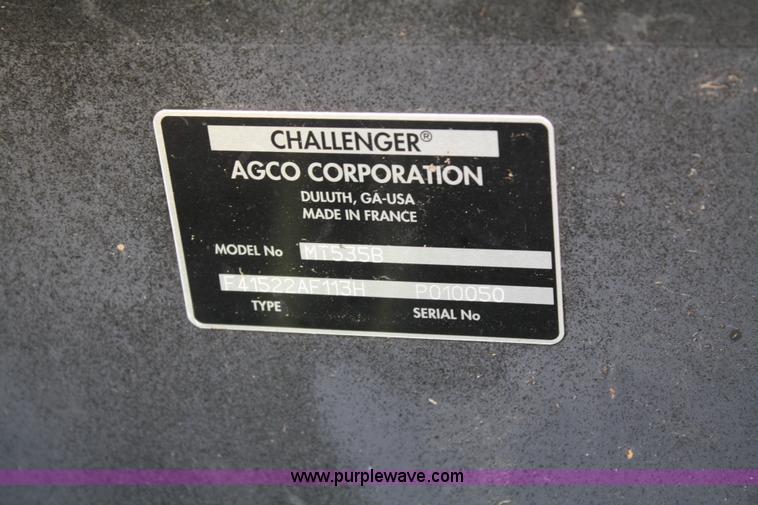 image for item A2020 2006 Caterpillar Challenger MT535B MFWD tractor