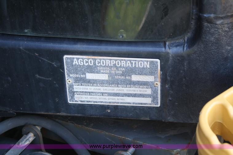 image for item A2043 2003 Caterpillar Challenger MT855 tractor