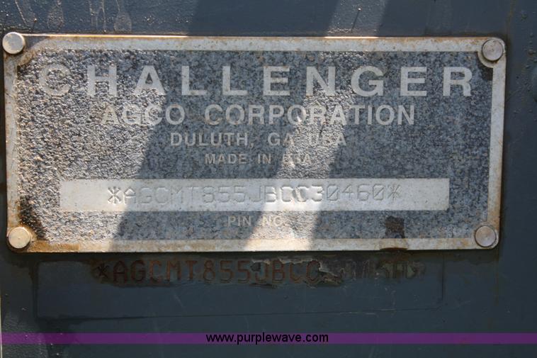 image for item A2043 2003 Caterpillar Challenger MT855 tractor