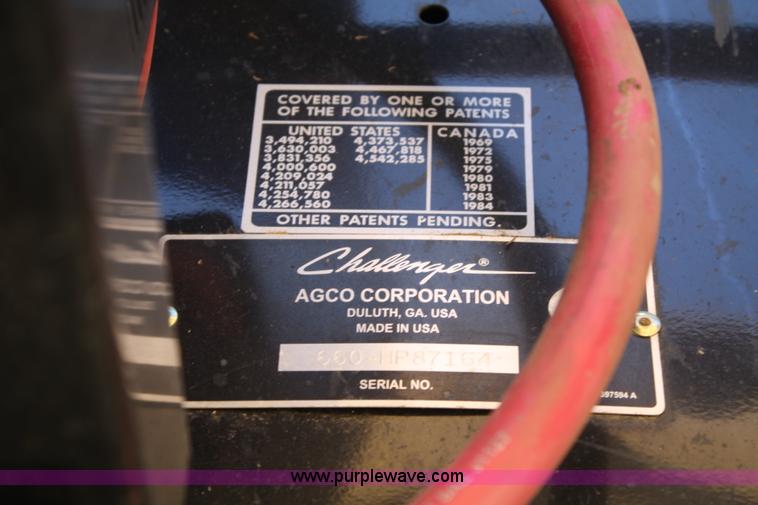 image for item A2091 2005 AGCO Challenger 660 RWA combine