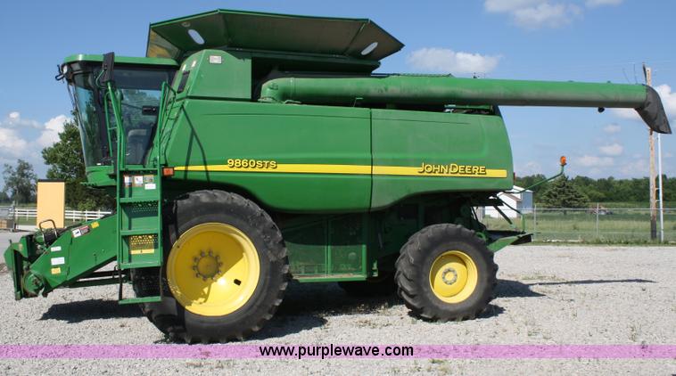 image for item A2102 2005 John Deere 9860 STS combine