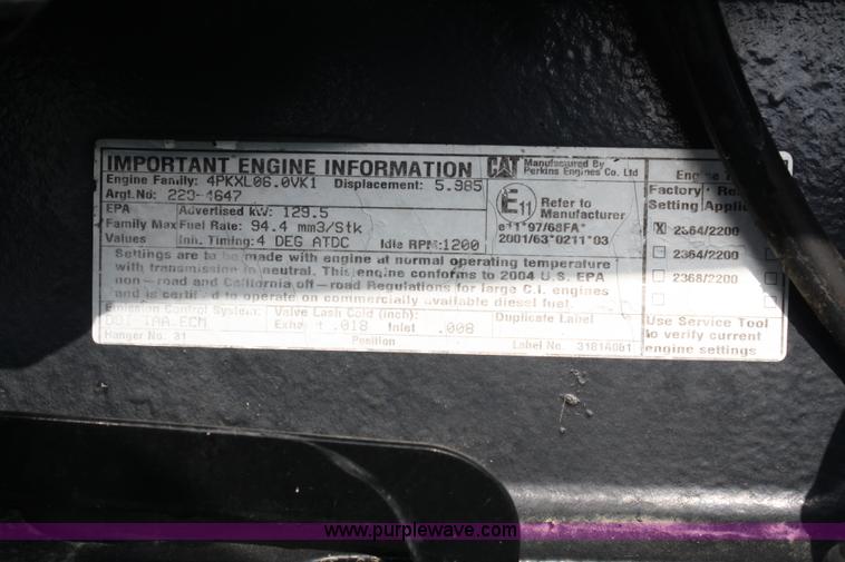 image for item A2137 2006 Caterpillar Challenger MT535B MFWD tractor