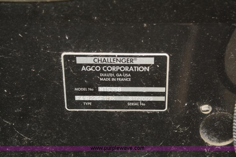 image for item A2141 2007 Caterpillar Challenger MT535B MFWD tractor with loader