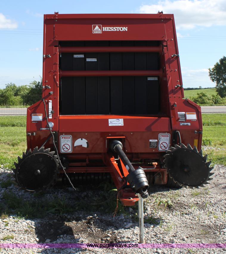 image for item A3718 AGCO Hesston 565A round baler